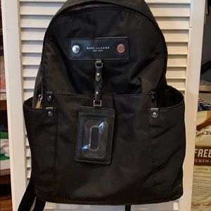 Marc Jacobs Black Nylon Backpack